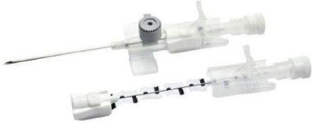 Канюля внутрішньовенна із захищеною голкою BD Venflon™ ProSafety 16G (Г)1.8x45mm(мм) 236ml/mi (мл/хв) з матеріалу BD Vialon™,колірне кодування-сірий